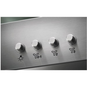 Hotte décorative - ELECTROLUX - LFT429X - Inox - 3 vitesses - 89,8 cm