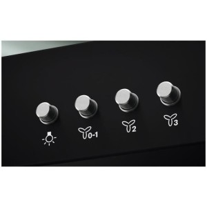 Hotte décorative box - ELECTROLUX - LFT429K - 89,8 x 45 x 67,8 cm - Noir