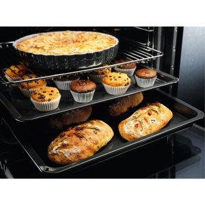 Einbaubackofen - Pyrolyse - Umluft - ELECTROLUX - EOF6P46Z - Schwarz - Kalte Tür - 59,4 x 59,6 x 56,9 cm