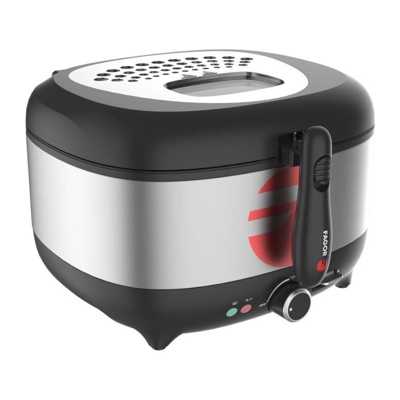 Elektrische Fritteuse – FAGOR – FG2310 – 3,5 l – 1800 W – Anti-Geruchsfilter – Stahlgehäuse