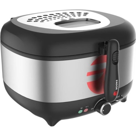 Elektrische Fritteuse – FAGOR – FG2310 – 3,5 l – 1800 W – Anti-Geruchsfilter – Stahlgehäuse