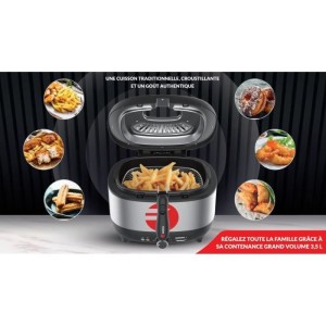 Elektrische Fritteuse – FAGOR – FG2310 – 3,5 l – 1800 W – Anti-Geruchsfilter – Stahlgehäuse