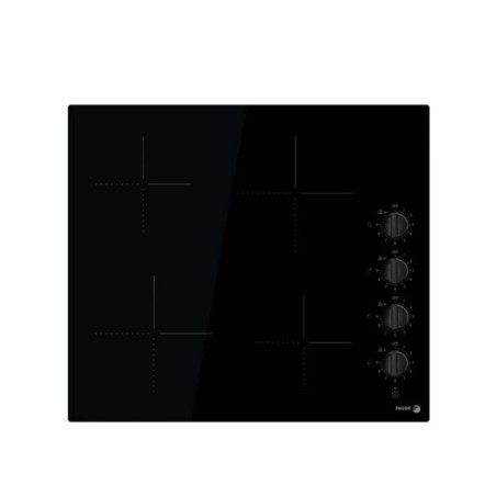 Glaskeramikkochfeld - FAGOR - FAVM3540 - 4 Kochplatten - Schwarz - 56 cm x 49 cm
