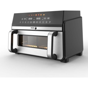 FAGOR Ölfreie Fritteuse – Airfryer FG10AF – Fassungsvermögen 11 l – Doppelte 5,5-l-Tanks – Herausnehmbare Trennwand