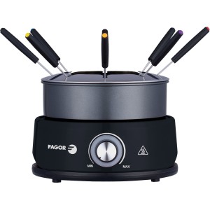 Appareil a fondue FAGOR - FGFD8 - Capacité 1,6L - Jusqu'a 8 personnes - Thermostat réglable - 800W