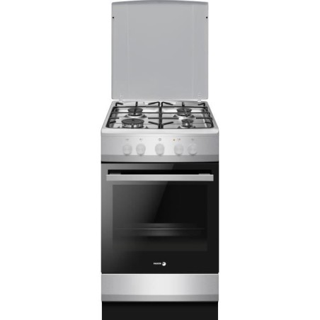 Gaskocher – FAGOR-FACG202S – 4 Brenner – 74 l – 50 x 60 cm – Silber