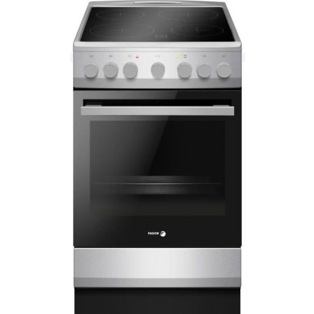 Glaskeramikherd – FAGOR-FACV203S – 4 Brenner – 62 l – 50 x 60 cm – Silber