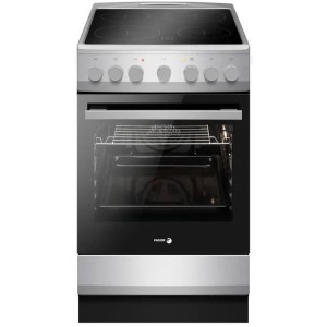 Cuisiniere vitrocéramique - FAGOR-FACV203S - 4 foyers - 62 L - 50 x 60 cm - Silver