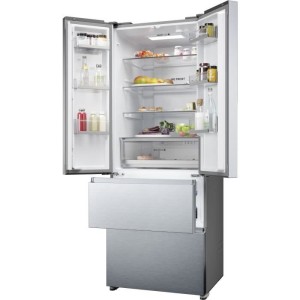 Mehrtüriger Kühlschrank - HAIER - FD 70 Serie 3 HFR5719ENMG - Klasse E - 446 L - 190 x 70 x 67,5 cm - Silber
