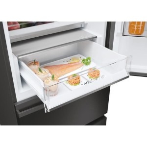 Kombinierter Kühlschrank – HAIER – 3D 60 Serie 5 HTW5618ENPT – Klasse E – 360 l – 185 x 59,5 x 66,7 cm – Schwarz
