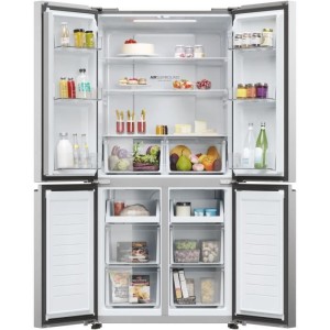 Mehrtüriger Kühlschrank – HAIER – HCR3818ENMM – Klasse E – 467 l – 35 dB – 181,5 x 83,3 x 65 cm – Silber