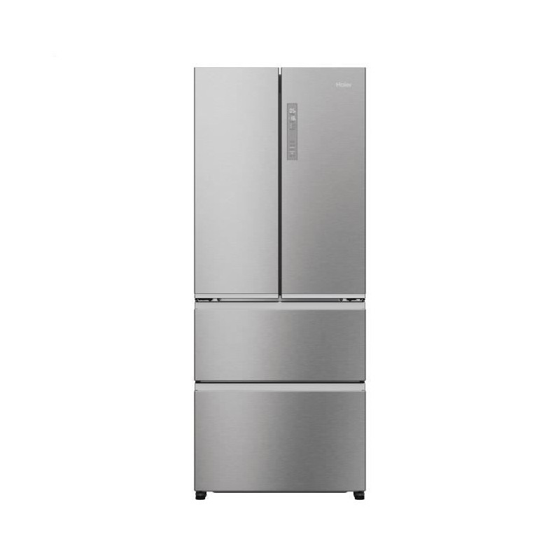 Réfrigérateur multi-portes - HAIER - HFR3718ENMM - Classe E - 402 L (262 + 140) - 37 dB - Gris