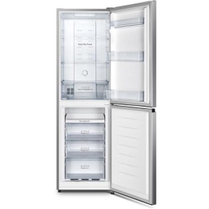 Kombi-Kühlschrank - HISENSE - RB327N4ADD - 2 Türen - 256 L - No Frost (Frostfrei) - Silber - L 55 x 55,7 x H 182,4 cm
