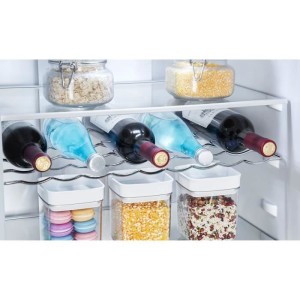 Kombinierter Kühlschrank - HISENSE - RB390N4WBE - 2 Türen - 304 l - Klasse E - 59,5 x 59 x 186 cm - Schwarz