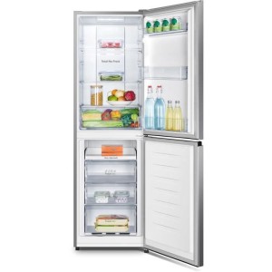 Kombi-Kühlschrank - HISENSE - RB327N4ADD - 2 Türen - 256 L - No Frost (Frostfrei) - Silber - L 55 x 55,7 x H 182,4 cm