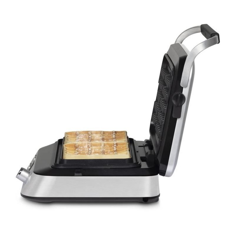 Gaufrier HKoeNIG - GFX800 - Surface de Cuisson 12x12,5 - 5 programmes de cuisson - Revetement anti-adhésif - 1600W