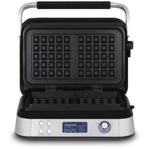 Gaufrier HKoeNIG - GFX800 - Surface de Cuisson 12x12,5 - 5 programmes de cuisson - Revetement anti-adhésif - 1600W