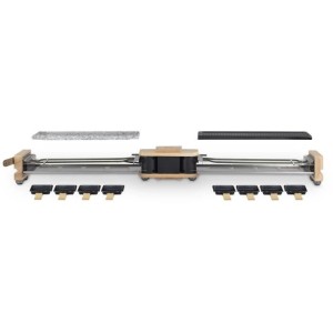 3-in-1-Raclettegerät WOD360 HKoeNIG: Raclette + Kochstein + Grill – 8 Personen – Kochfläche 41,5 x 21,2 cm – 1400 W