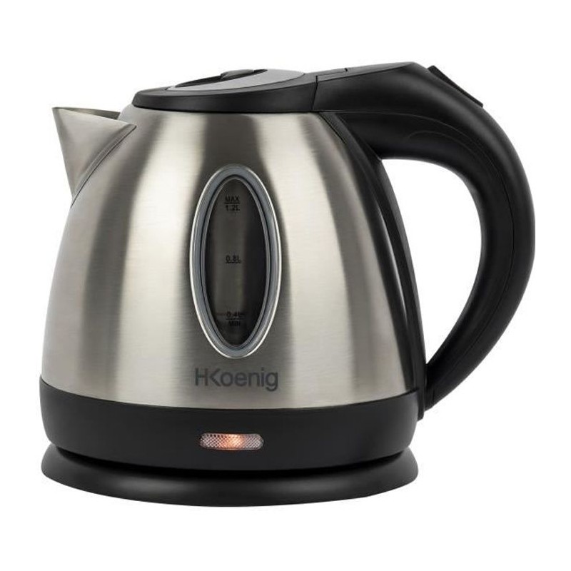 Bouilloire électrique H.KoeNIG BO12 - 1,2 L - Inox