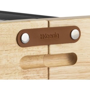 3 in 1 raclette machine WOD360 HKoeNIG: raclette + cooking stone + grill - 8 people - Cooking surface 41.5 x 21.2 cm - 1400W