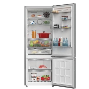 Kombinierter Kühlschrank - HOTPOINT - HPAK26472XP4E - Klasse E - 475 l - 70 x 74,5 x 187 cm - Edelstahl