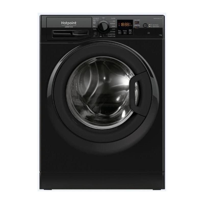 HOTPOINT NS11469FBKFR Frontlader-Waschmaschine – 11 kg – Induktion – L60cm – 1400 U/min – Klasse A – Schwarz