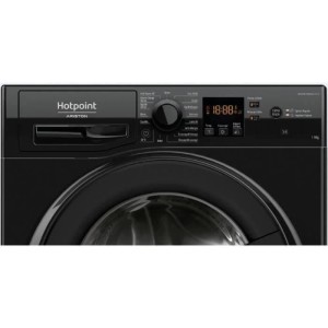 HOTPOINT NS11469FBKFR Frontlader-Waschmaschine – 11 kg – Induktion – L60cm – 1400 U/min – Klasse A – Schwarz