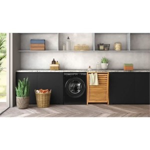 HOTPOINT NS11469FBKFR Frontlader-Waschmaschine – 11 kg – Induktion – L60cm – 1400 U/min – Klasse A – Schwarz