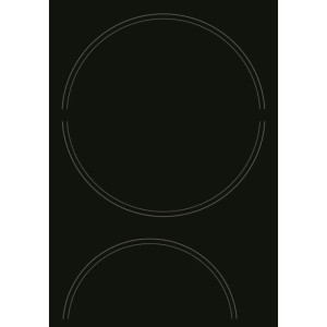 Cerankochfeld - HOTPOINT - HR631C - 4 Brenner - 60 cm - Schwarz