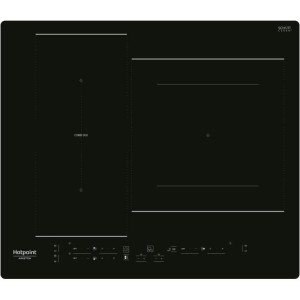HOTPOINT HB2760BNE - Induction hob - 3 zones - 7200W total - L 59 cmX D 51 cm - Black