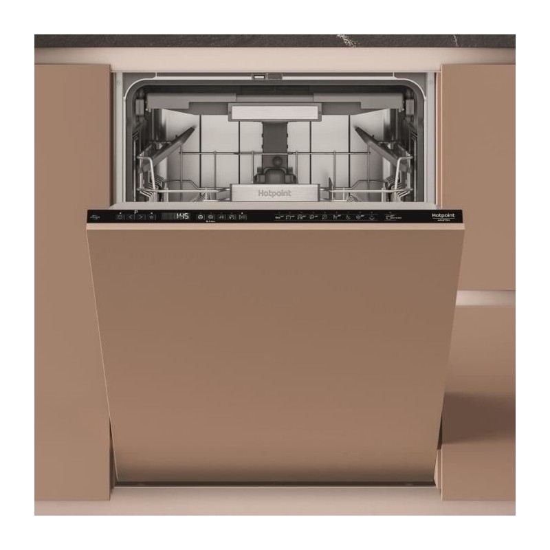 HOTPOINT H7IHP40L Vollintegrierter Geschirrspüler - 15 Maßgedecke - 40 dB - Klasse C - Maxi Space
