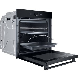 Four encastrable - Pyrolyse - HOTPOINT - HA4S80PM0BA - Noir - Porte froide - 73 L - 59,5 x 56,4 x 59,5 cm