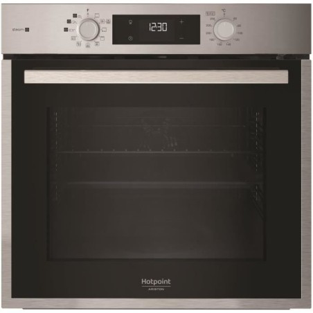 Einbaubackofen - Pyrolyse-Hydrolyse - Zwangswärme - HOTPOINT - HAO854PSX - Edelstahl - 71 L - A++