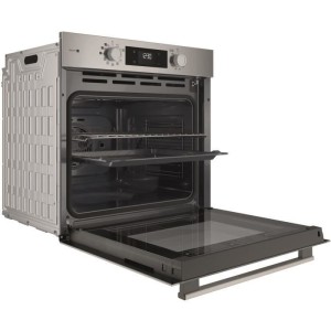 Einbaubackofen - Pyrolyse-Hydrolyse - Zwangswärme - HOTPOINT - HAO854PSX - Edelstahl - 71 L - A++