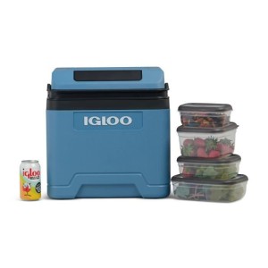 Electric cooler - IGLOO - 12 V - Modern blue - 24 L