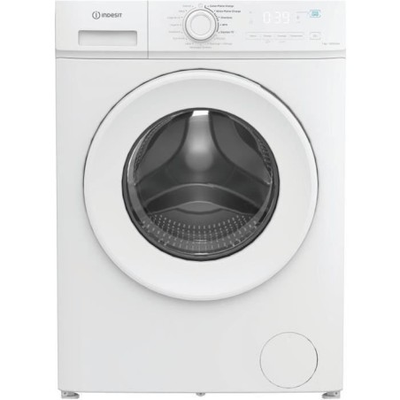 INDESIT IMA762MYTIMEFR Bullaugen-Waschmaschine – 7 kg – Induktion – 1200 U/min – Push&Go – Klasse A – Weiß