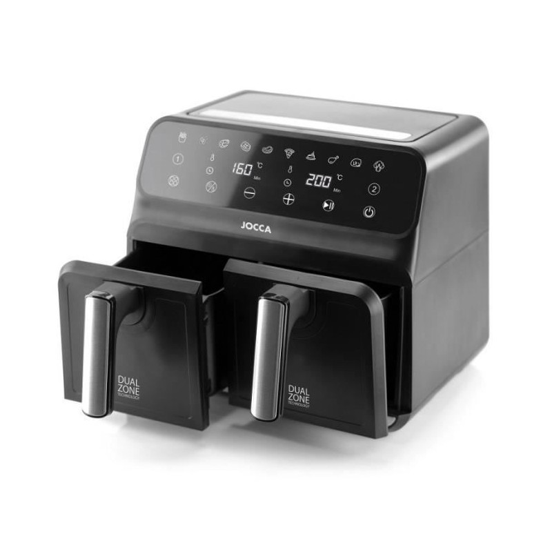 Doppelte ölfreie Fritteuse - JOCCA - 2097 - 4L + 4L - 38,5x39,5x31,...