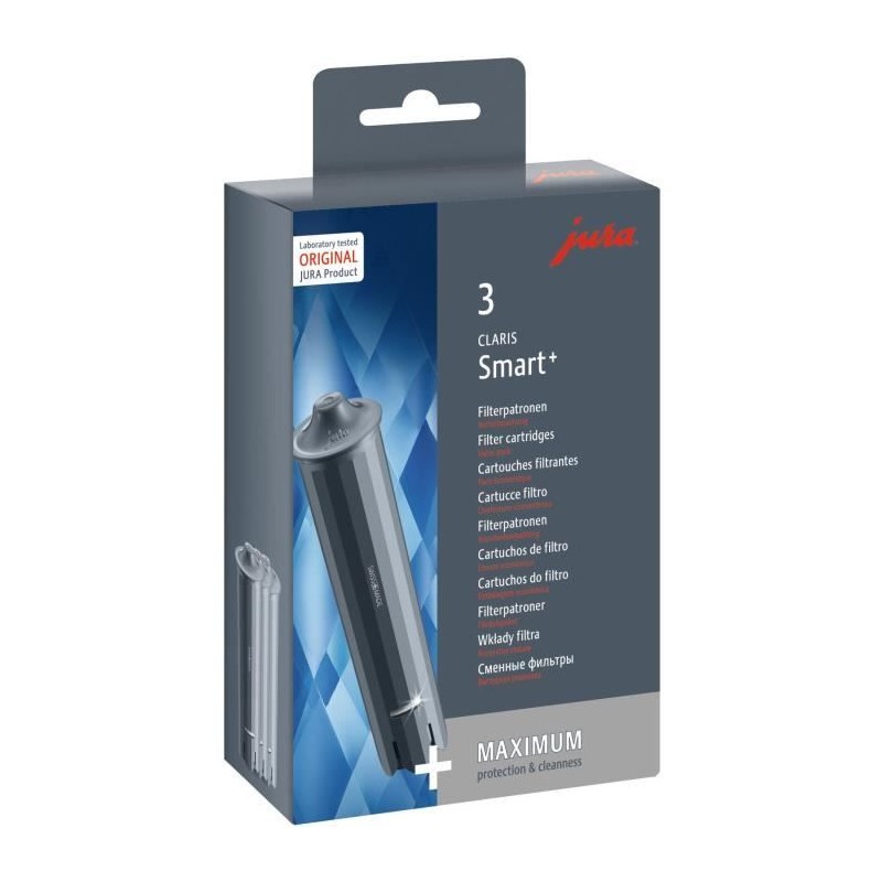 JURA Wasserfilterkartusche Claris Smart+ 3 Stück