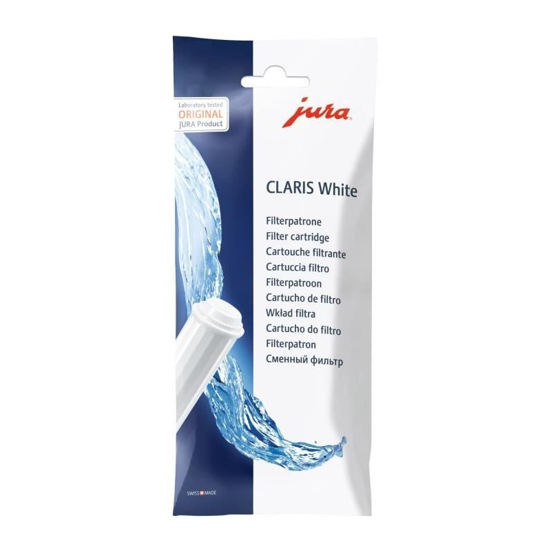 JURA Claris White Water Filter Cartridge |  Accessoires petit déjeu...