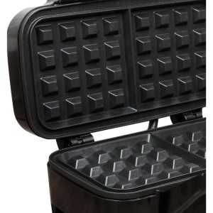 Gaufrier LITTLE BALANCE - Speed'n Mixt - 2 Plaques Interchangeables - Ouverture 180°C - 1200 W