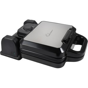Gaufrier LITTLE BALANCE - Flip Gaufres - Dimensions 22x18cm - Fonction réversible - 1200W