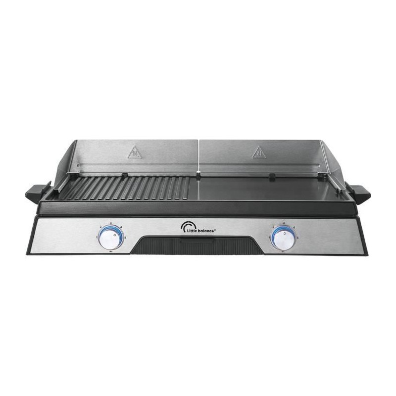 Plancha électrique LITTLE BALANCE - 8735 - Surface cuisson 50x30cm - Revetement microcéramique sans PFAS - 2200W