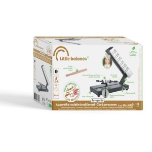 Appareil a raclette LITTLE BALANCE - Savoyarde Quart de Meule - Jusqu'a 4 personnes - Design Meuuuh - 600W