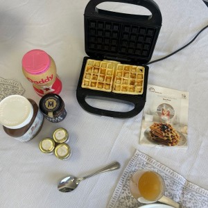 Gaufrier LITTLE BALANCE - Happy Gaufres - Revetement antiadhésif sans PFAS - 750W