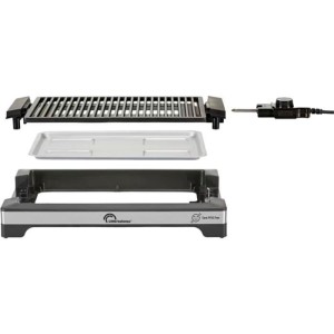 LITTLE BALANCE Electric Barbecue - Easy Nopifas - Cooking surface 38 x 25 cm - PFAS-free microceramic coating - 2000W