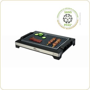 LITTLE BALANCE Elektrogrill - Easy Nopifas - Grillfläche 38 x 25 cm - PFAS-freie Mikrokeramikbeschichtung - 2000 W