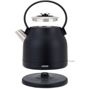 Bouilloire rétro - LIVOO - DOD202N - 2200 W - 1,5 L - Socle 360° - Noir