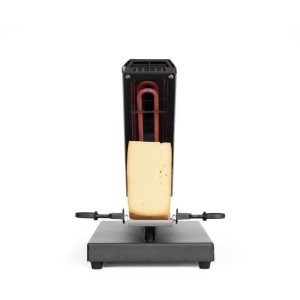 Traditional raclette machine - LIVOO - DOC314 - 600W - 6 to 8 people - Removable, sliding cheese holder, 360° - 2 spatulas