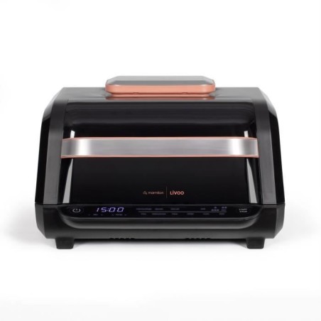 Ölfreie Fritteuse und Grill - LIVOO - Livoo x Marmiton - DOC305 - 6 L - 1500-1700 W - 2 in 1 - 8 Programme - 4 Heizstufen