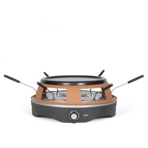 Four a pizza 6 personnes - LIVOO - DOC304 - 1200W - 6 personnes - Ø10 cm - Antiadhésif - 6 mini pelles et 1 emporte-piece incl